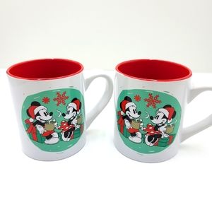 Disney Coffee Mugs - Holiday Mickey & Minnie - Cozy Christmas
